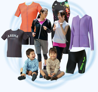 競泳水着・ファッション水着・各種スポーツウェア・子供服